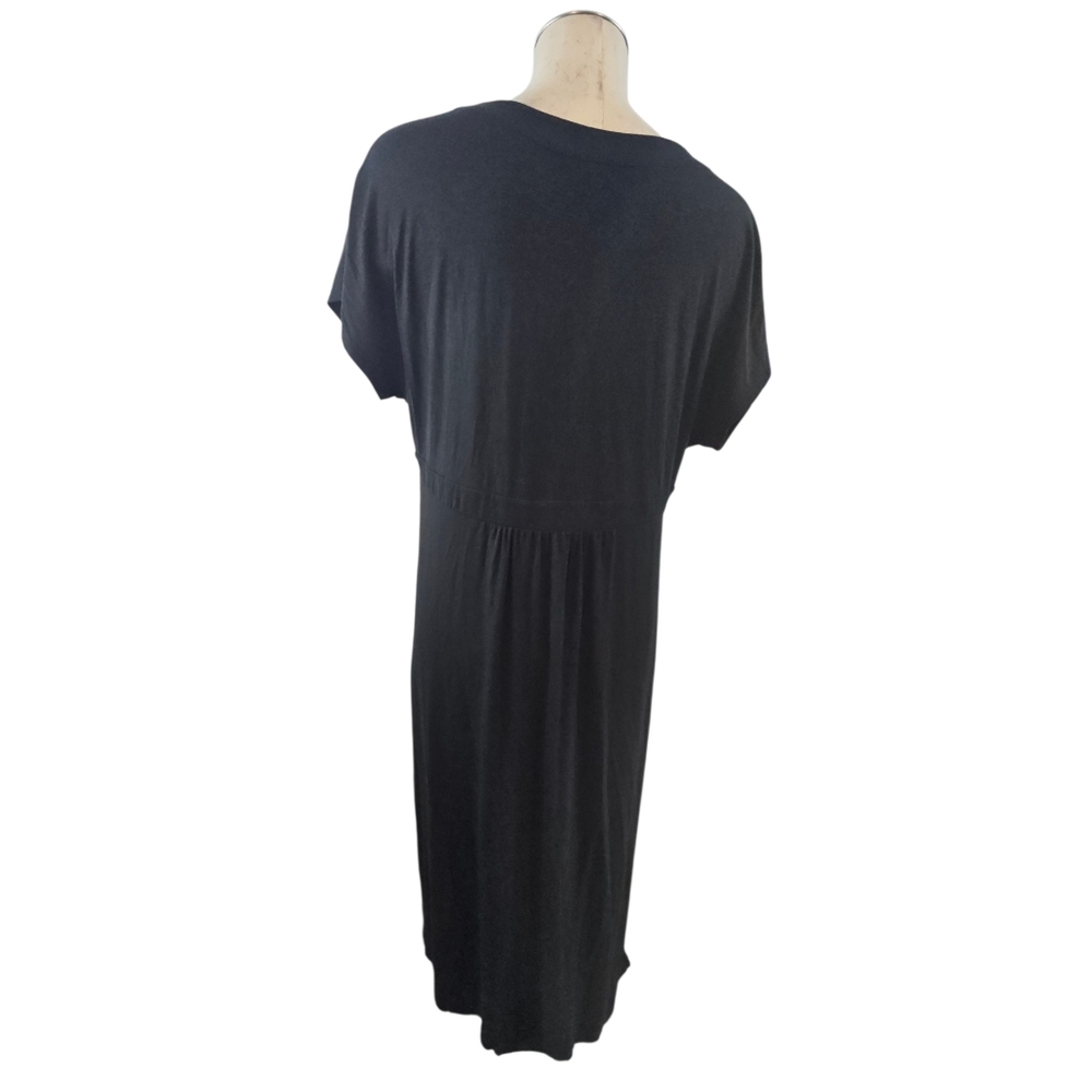 J.Jill Size L Black Maxi Dress - Picture 3 of 6